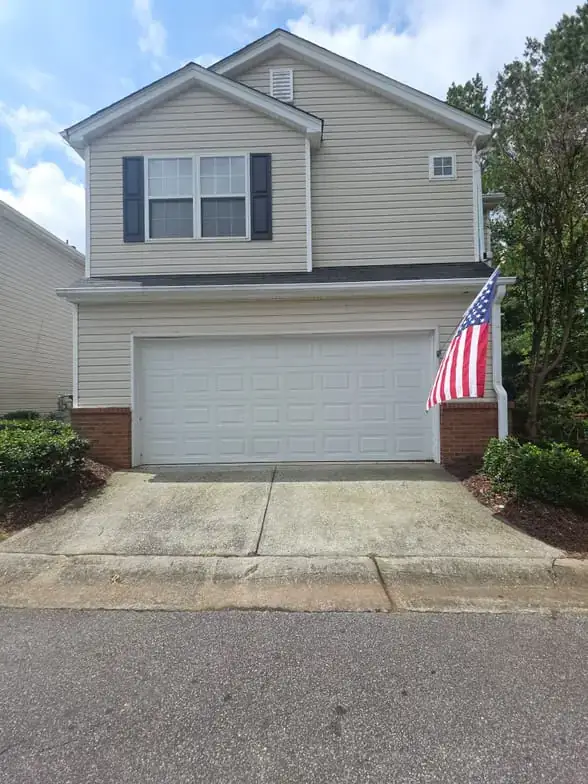 Curb and fence pressure washing in Canton, GA